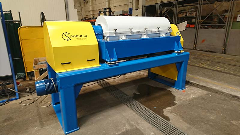 Delivery of Spomasz centrifuge AWP40-3,6 after general overhaul