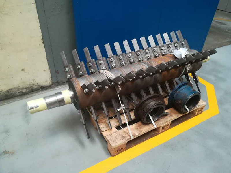 Repair of the dynamic dewatering system shaft